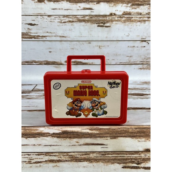 Nintendo Other - Vintage 1990 Nintendo Super Mario Bros Pencil Box Lunch Case Box